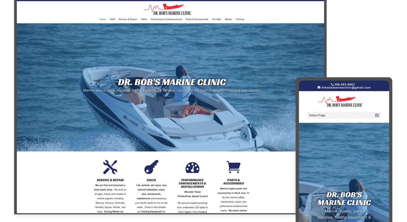 Dr Bob’s Marine Clinic in Canora, Saskatchewan