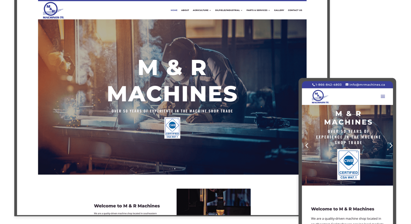 M & R Machines (2000) Ltd. in Weyburn, Saskatchewan