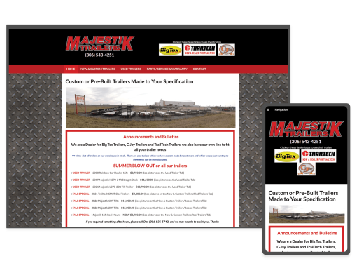 Majestik Trailers in Pilot Butte, Saskatchewan