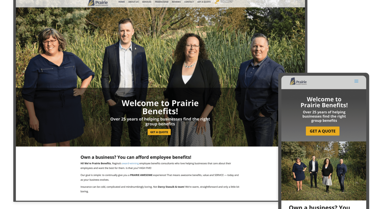 Prairie Benefits in Regina, Saskatchewan