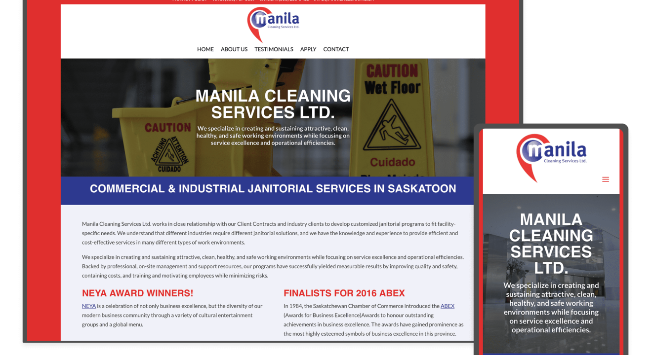 Manila Cleaning Services Ltd. in Saskatoon, Saskatchewan