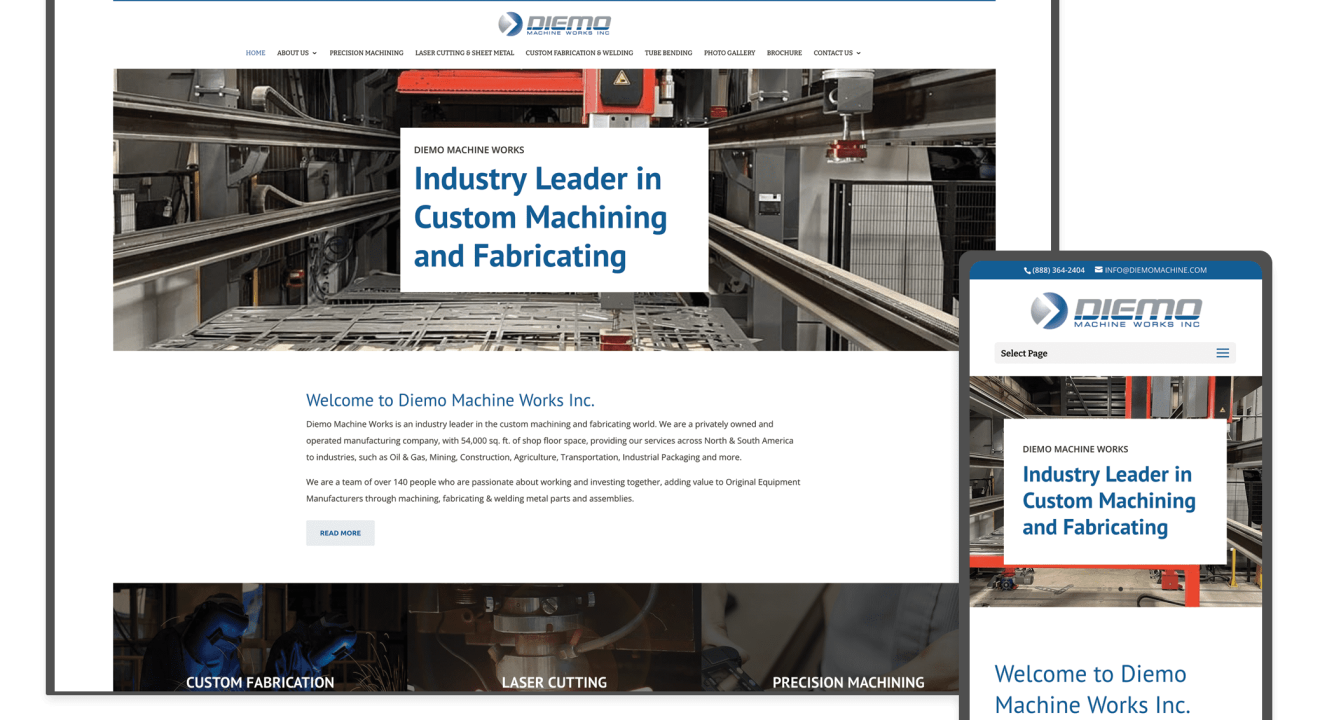 Diemo Machine Works in Arborg, Manitoba