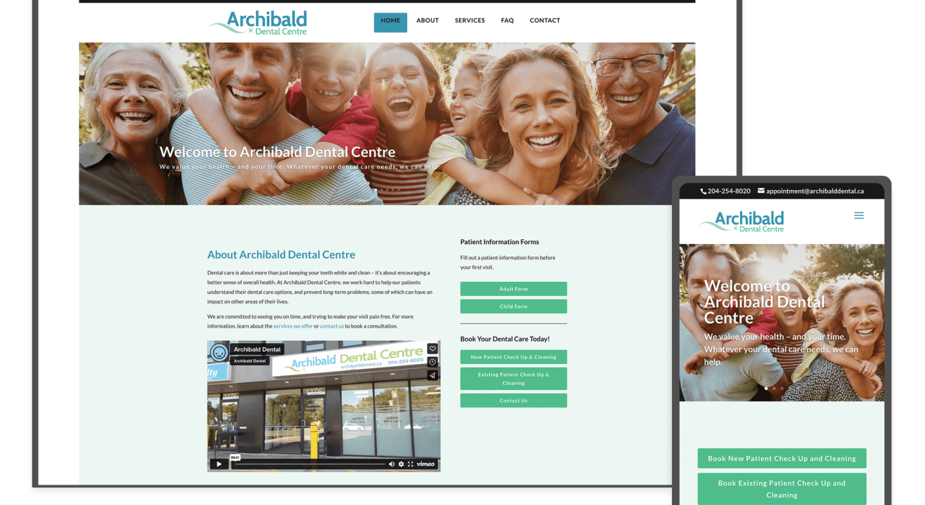 Archibald Dental Centre in Winnipeg, Manitoba