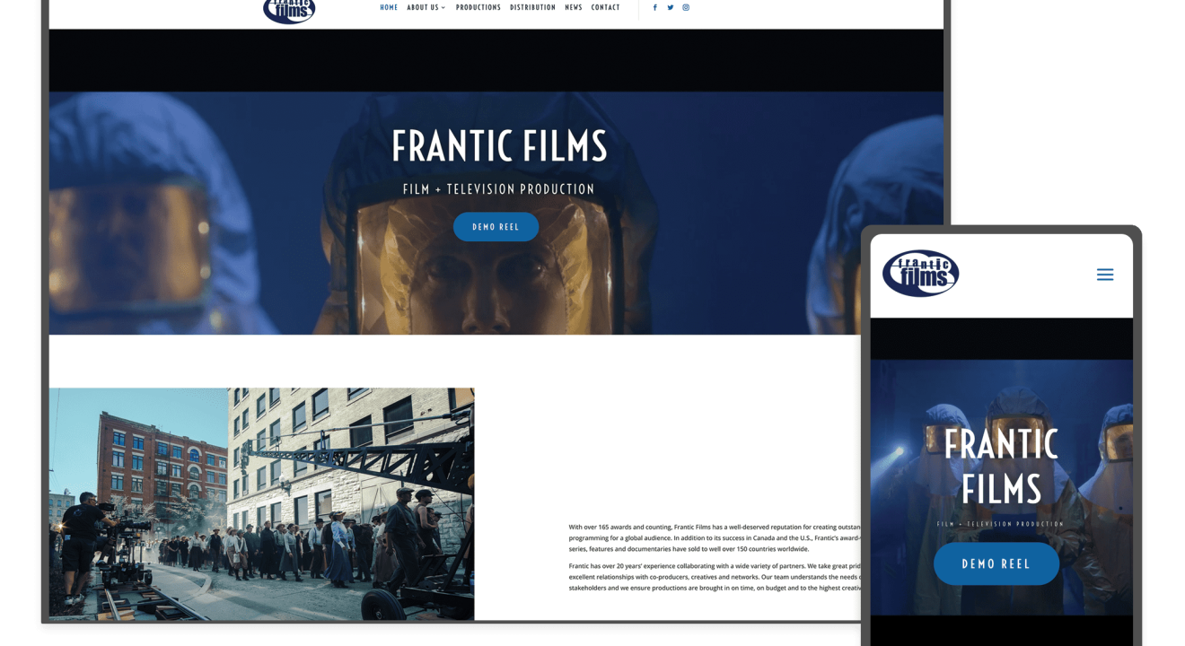 Frantic Films in Winnipeg, Manitoba