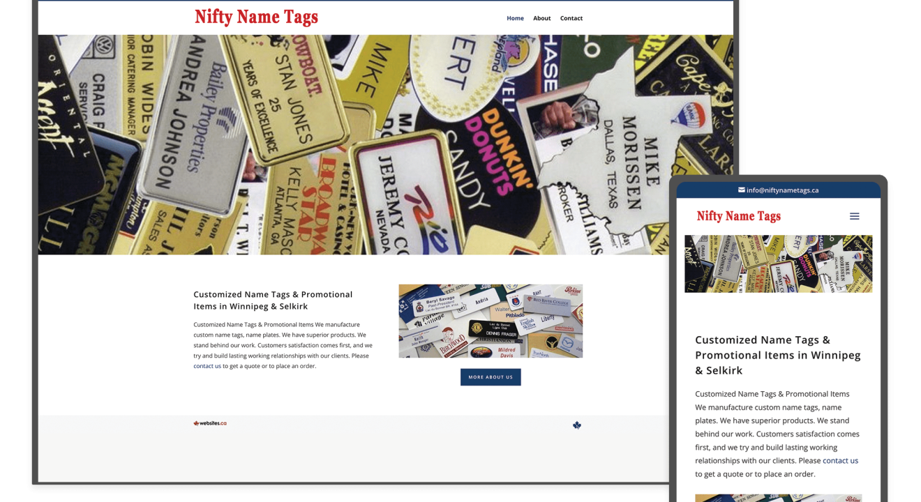 Nifty Name Tags in Winnipeg, Manitoba