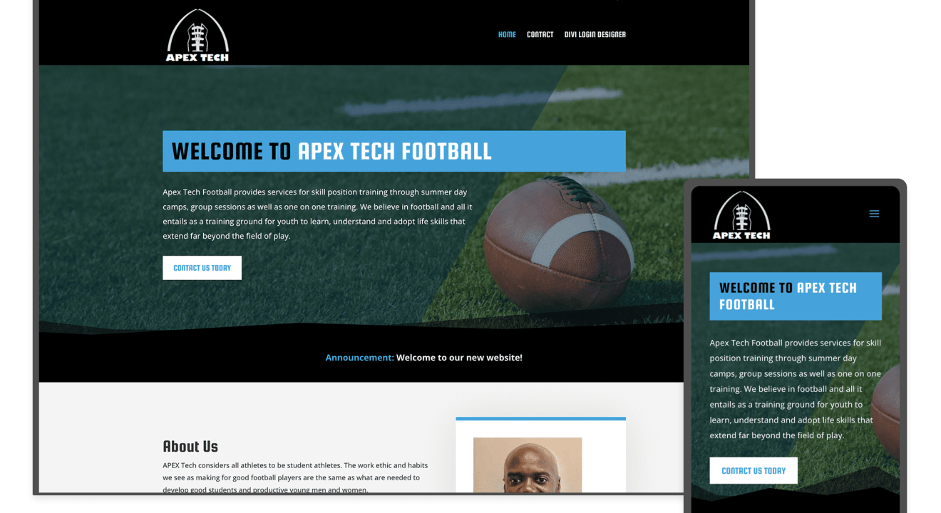 Apex Tech Football in Laval, Quebec