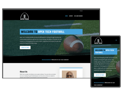 Apex Tech Football in Laval, Quebec
