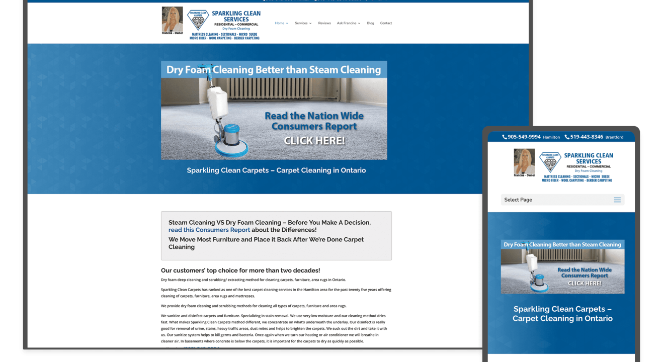 Sparkling Clean Carpets in Mississauga, Ontario