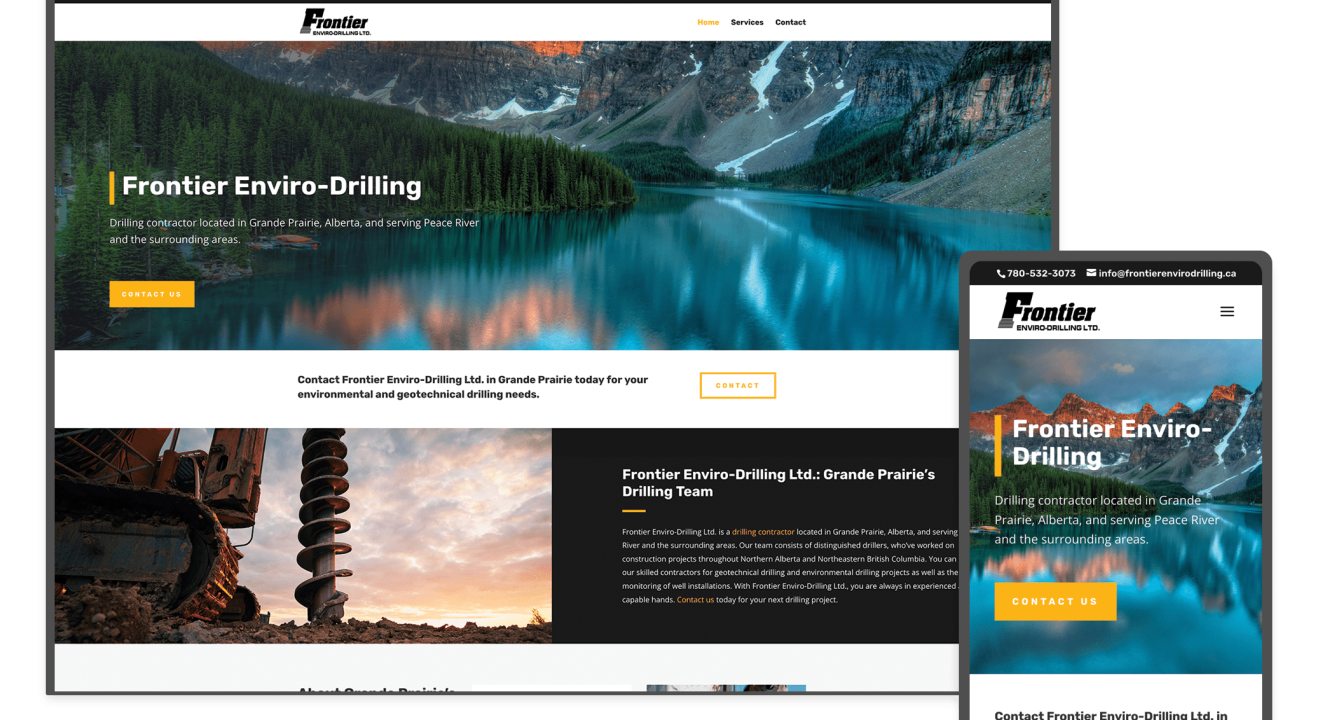Frontier Enviro-Drilling in Grande Prairie, Alberta
