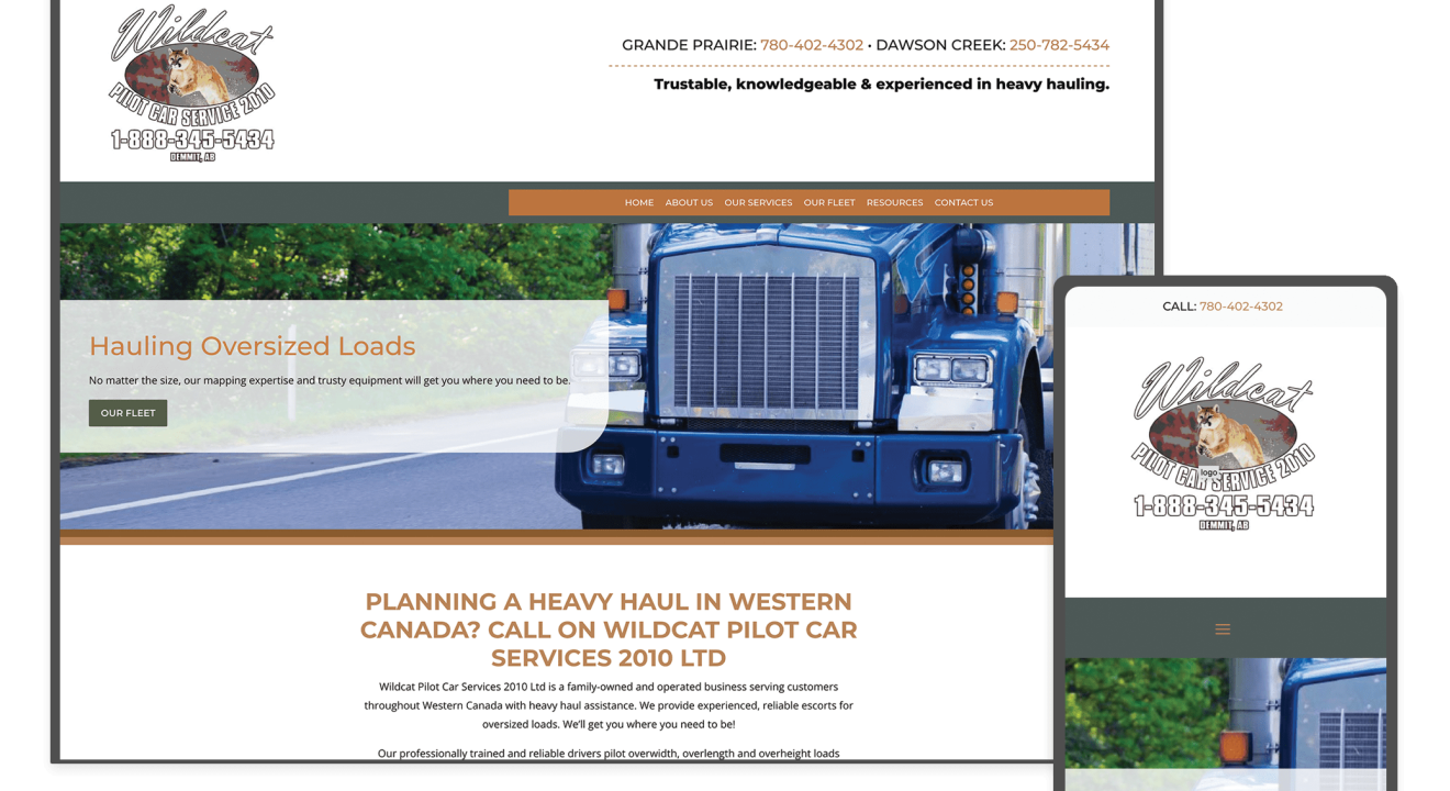 Wildcat Pilot Car Services in Grande Prairie, Alberta
