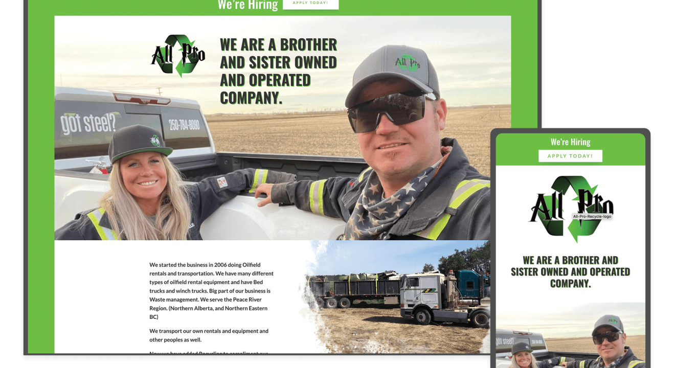 All Pro Energy Services in Dawson Creek, BC