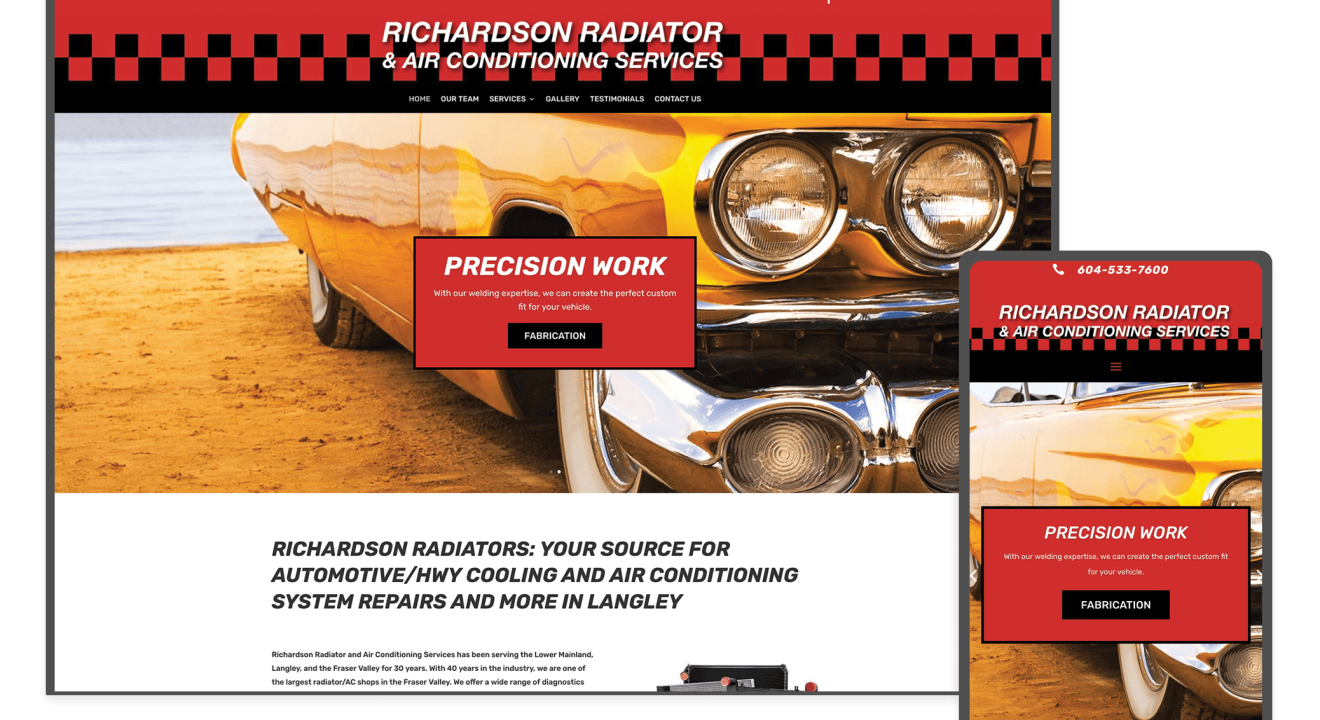 Richardson Radiator Mfg & Air Conditioning in Langley, BC