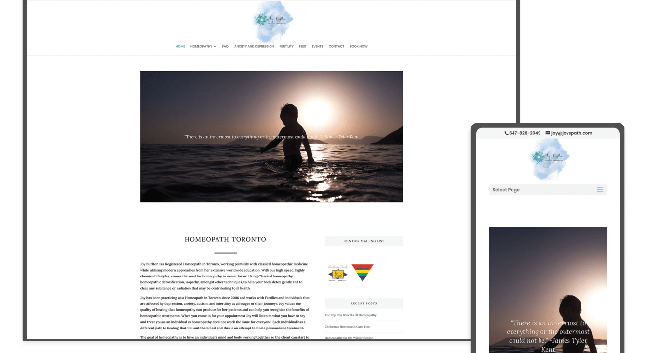 Joy Burlton Classical Homeopathy in Toronto, Ontario