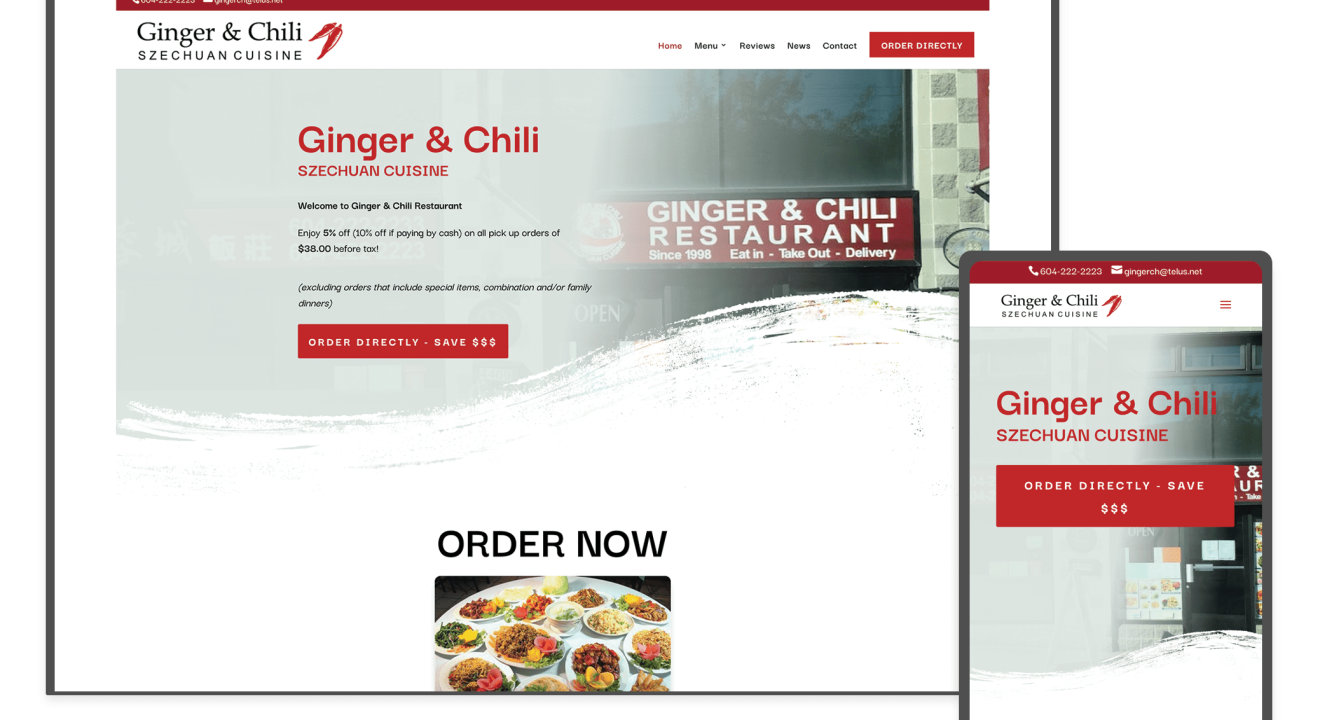 Ginger & Chili Restaurant in Vancouver, BC