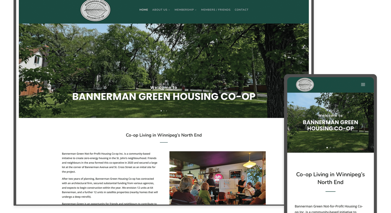 Bannerman Green Housing Co-op in Winnipeg, Manitoba
