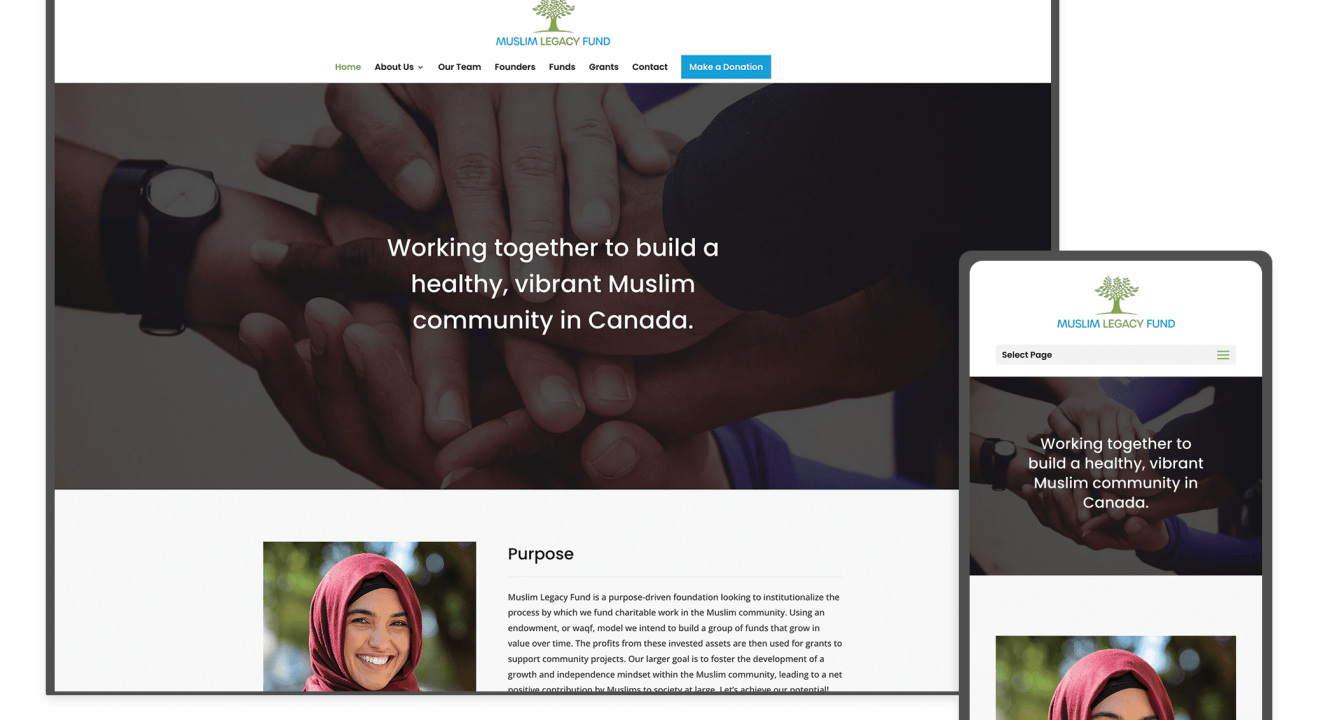 Muslim Legacy Fund in Winnipeg, Manitoba