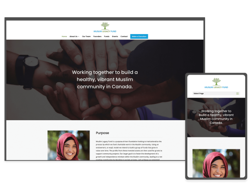 Muslim Legacy Fund in Winnipeg, Manitoba
