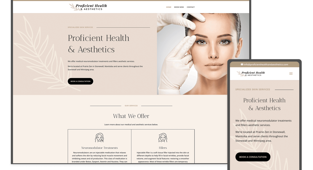 Proficient Health & Aesthetics in Stonewall, Manitoba