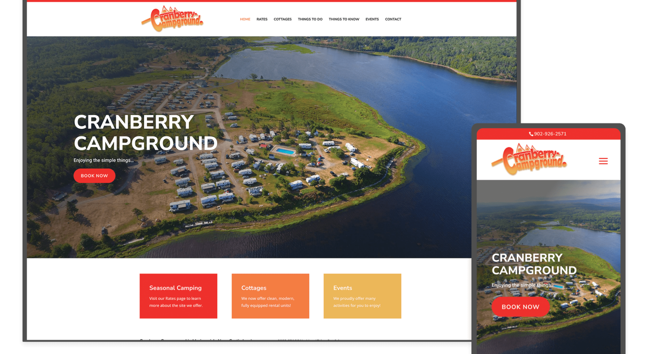 Cranberry Campground in Merigomish Nova Scotia