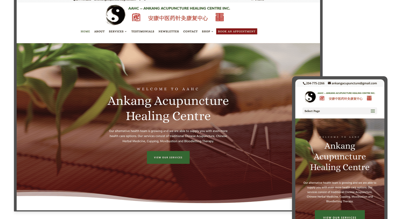 Ankang Acupuncture Healing Centre in Winnipeg, Manitoba