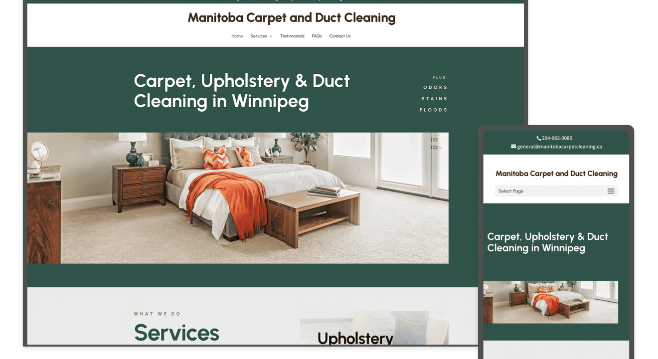 Manitoba Carpet and Duct Cleaning in Winnipeg Manitoba