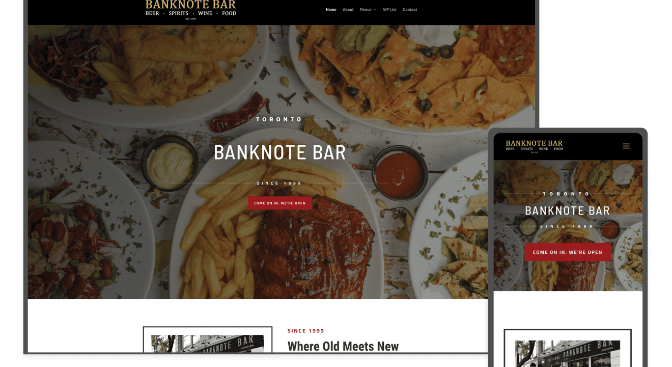Banknote Bar in Toronto, Ontario
