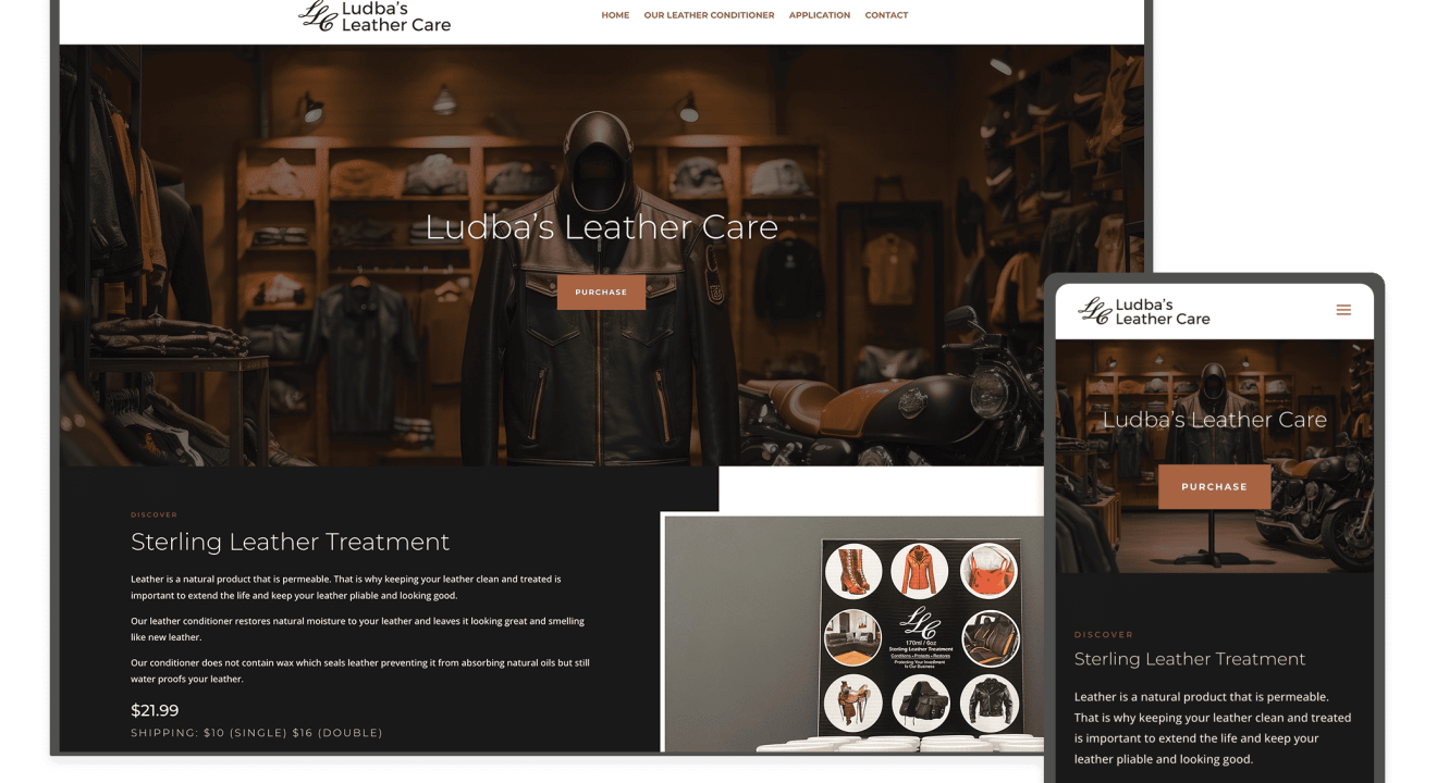 Ludba’s Leather Care in Saskatoon, Saskatchewan