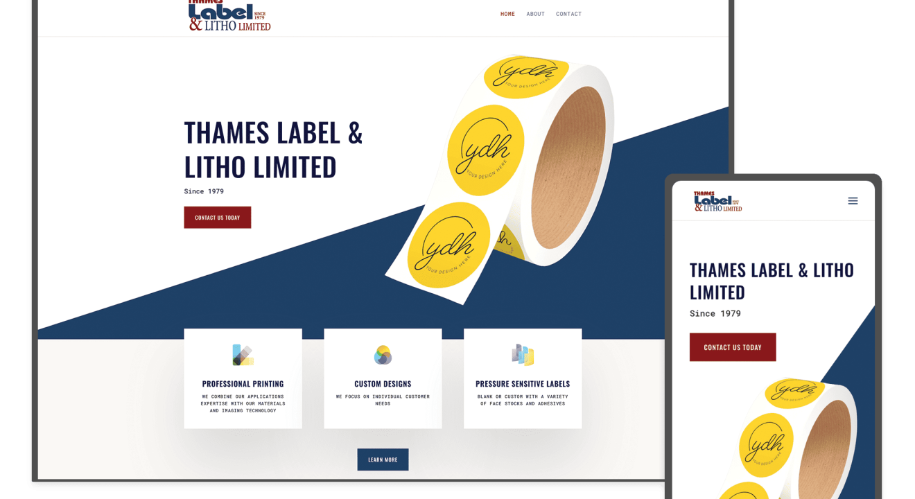 Thames Label in Cambridge, Ontario