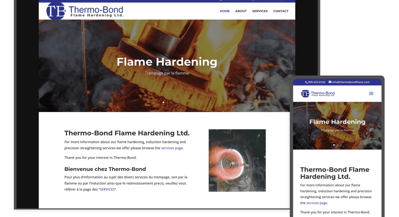 Thermo-Bond Flame Hardening in Mississauga, Ontario