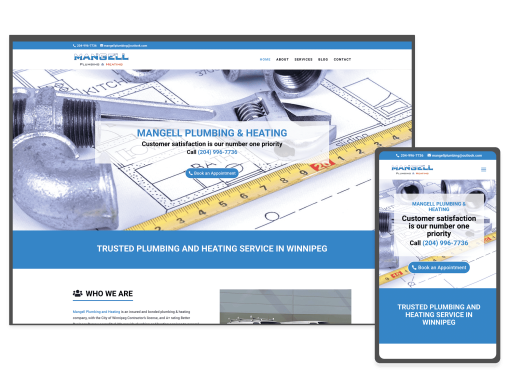 Mangell Plumbing & Heating in Winnipeg, Manitoba