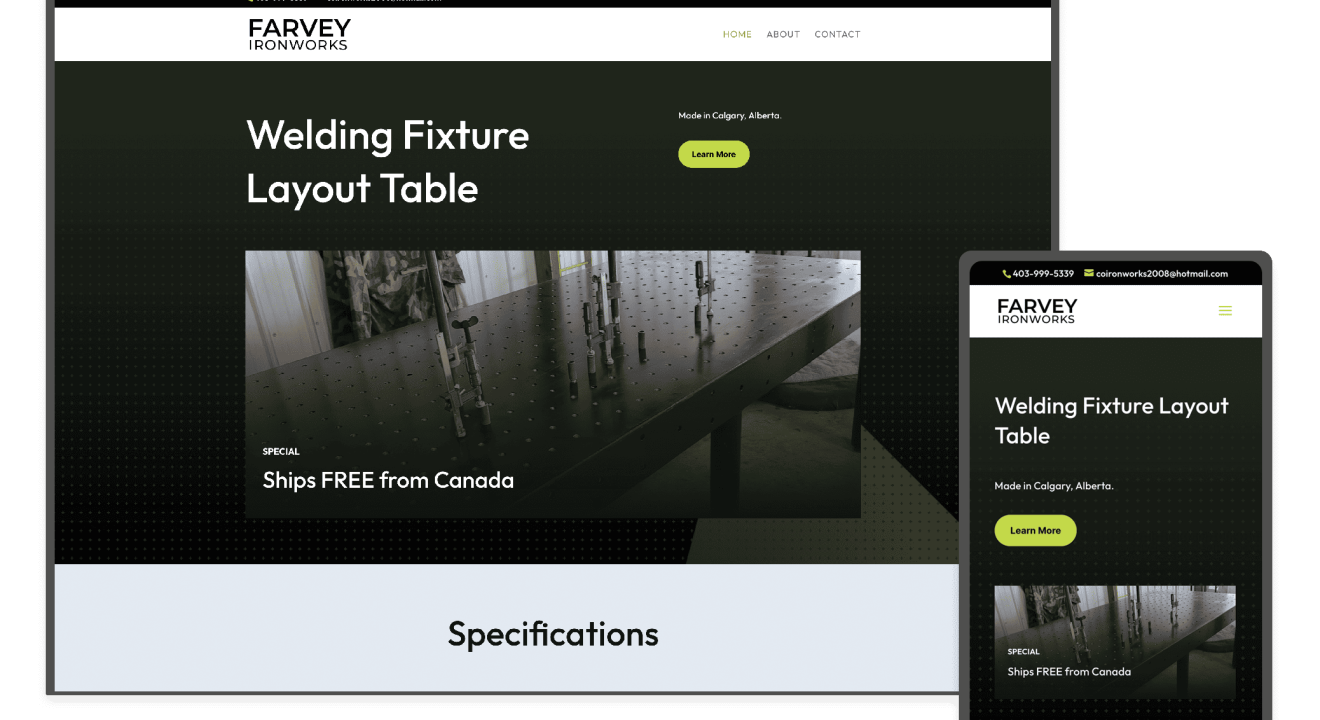 Farvey Ironworks in Wheatland County, Alberta