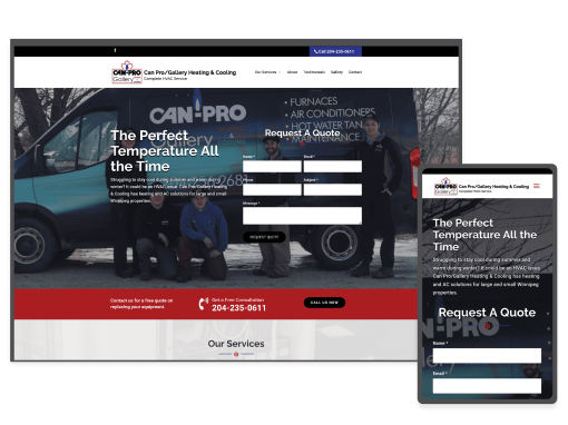 Can-Pro/Gallery Heating and Cooling in Navin, Manitoba