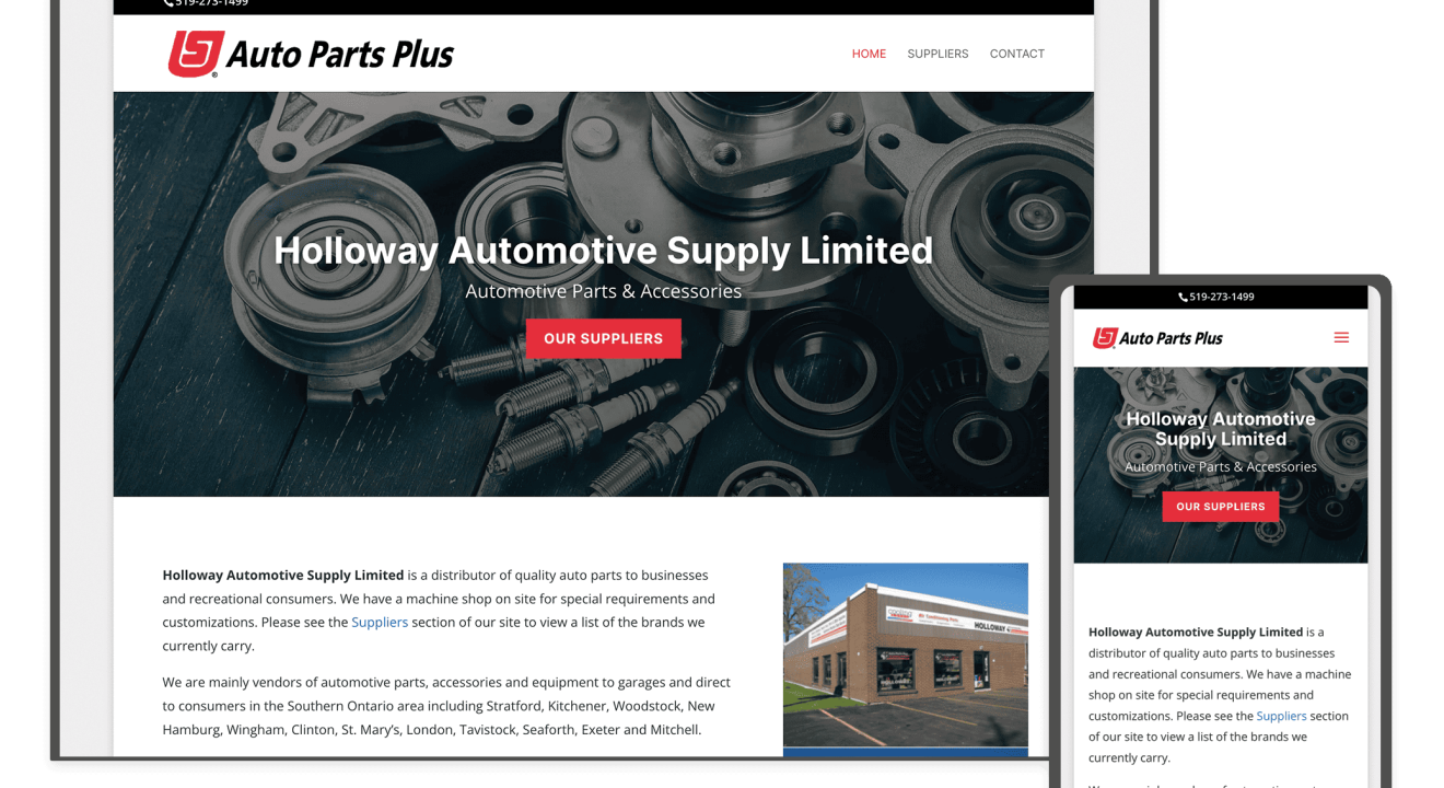 Holloway Automotive Supply in Stratford, Ontario