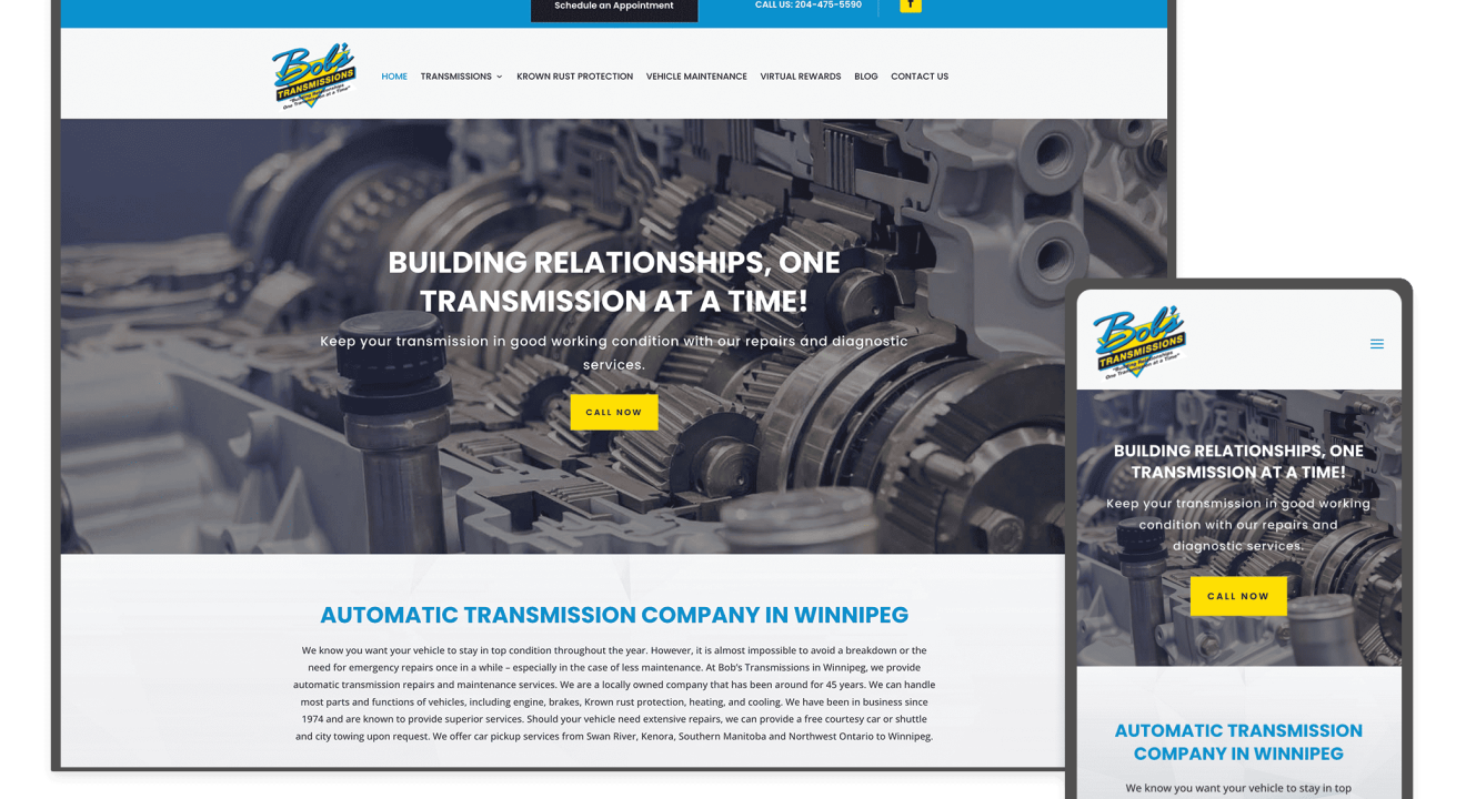 Bob’s Transmissions in Winnipeg, Manitoba